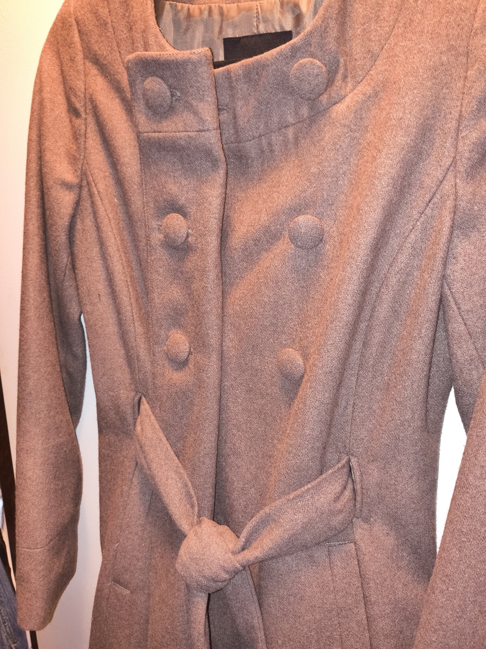 Mossimo Supply Co. Women's Double-Breasted Trench Coat - Tan